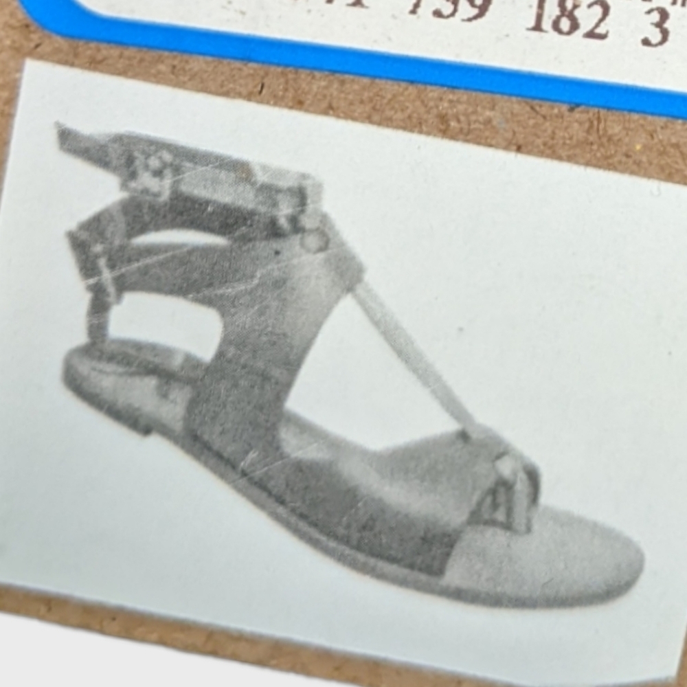 NEW LEATHER REBEL RIDERS ROSE GOLD SANDALS - Picture 6 of 6